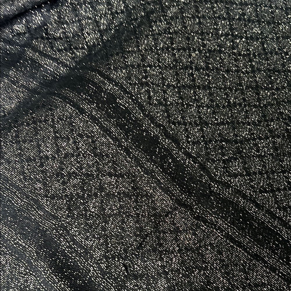 Elegant Navy Blue Scarf with Fringe - Picture 3 of 4